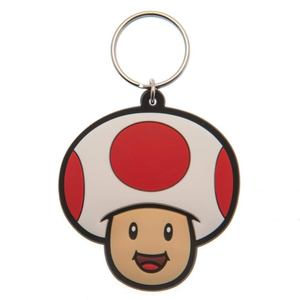 SUPER MARIO - PVC Keyring Toad