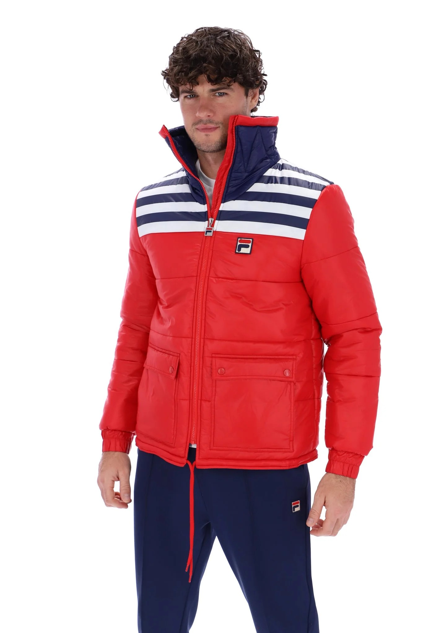 FILA - Uomo F-Box Padded Stripe Jacket