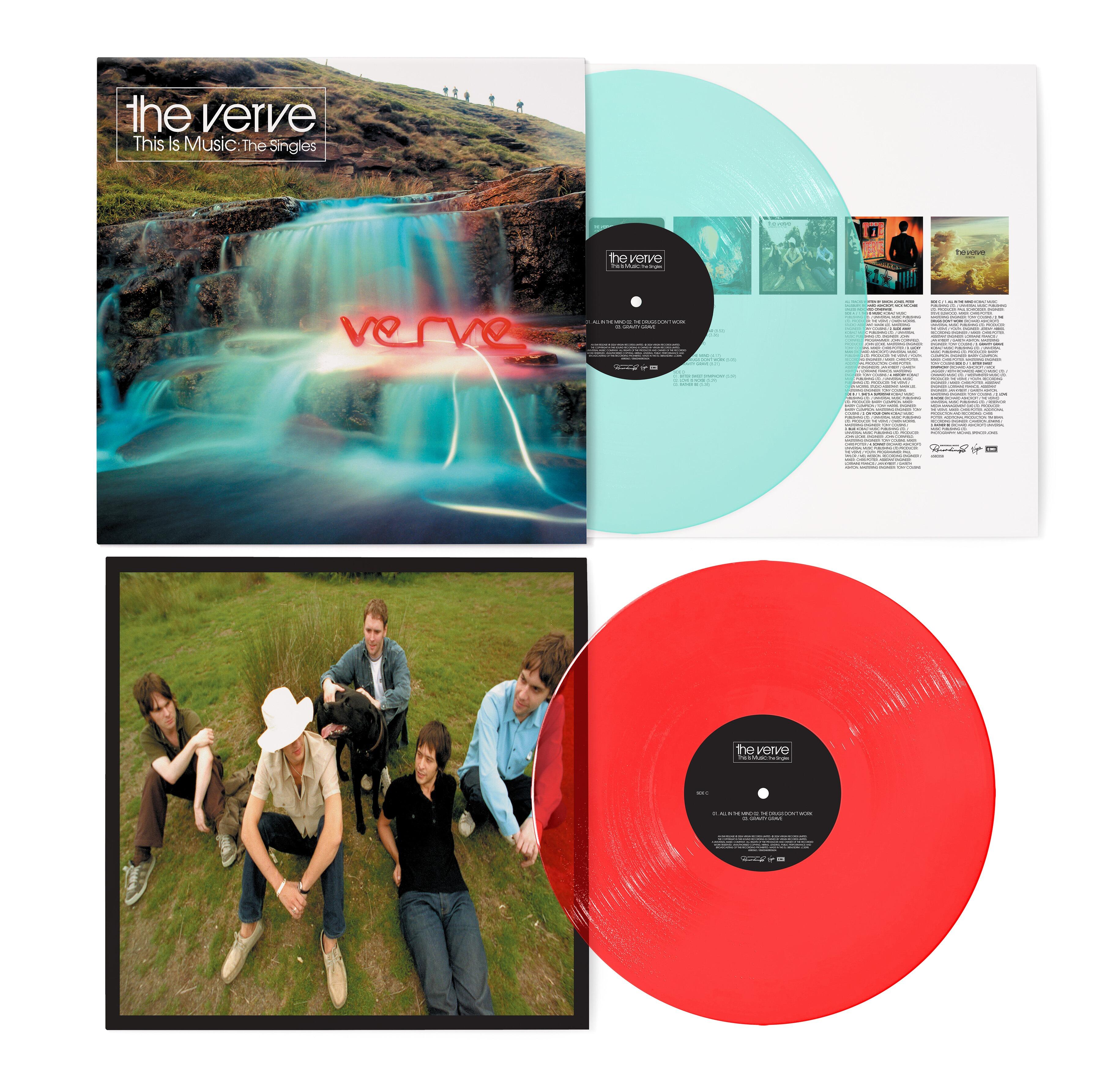 THE VERVE - The Verve - This is Music: The Singles (20th Anniversary Vinyl Edition) Black or Coloured Vinyl 2LP