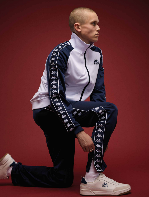 KAPPA - Uriah Track Top White/Navy