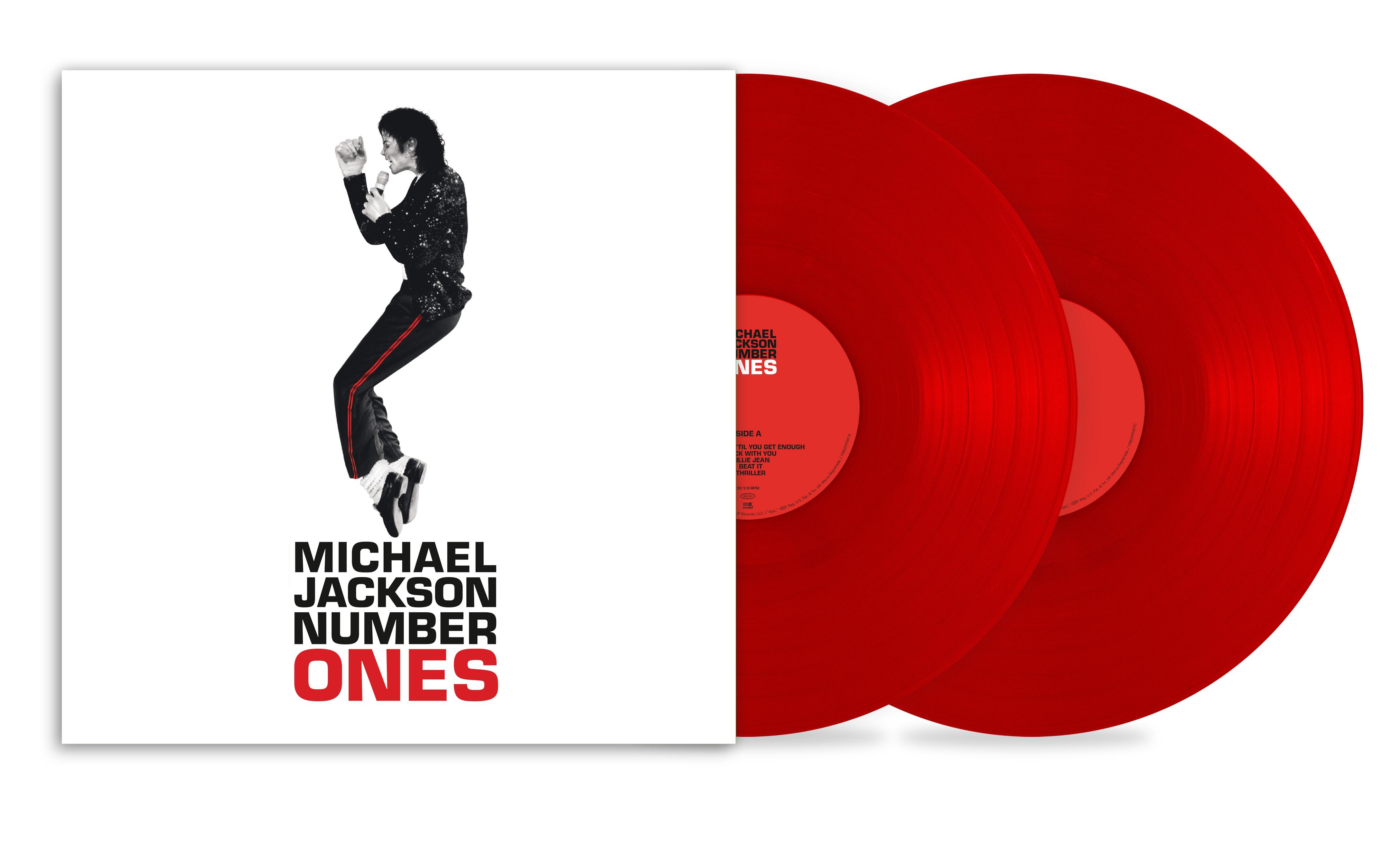 Michael Jackson - Number Ones Double LP Vinyl - Red Limited Edition