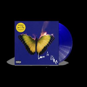"Maroon 5 Love Is Like on limited edition electric blue vinyl – 8th studio album featuring Priceless ft. LISA