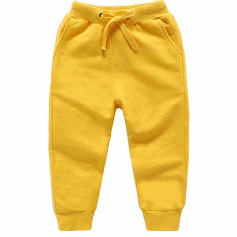 Pure Cotton Pants Trousers For 2-10 Years Old Boys Girls  Kids Children's Sweatpants