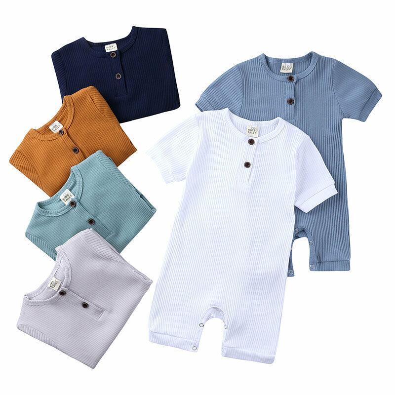 100% Cotton Baby Romper, Unisex