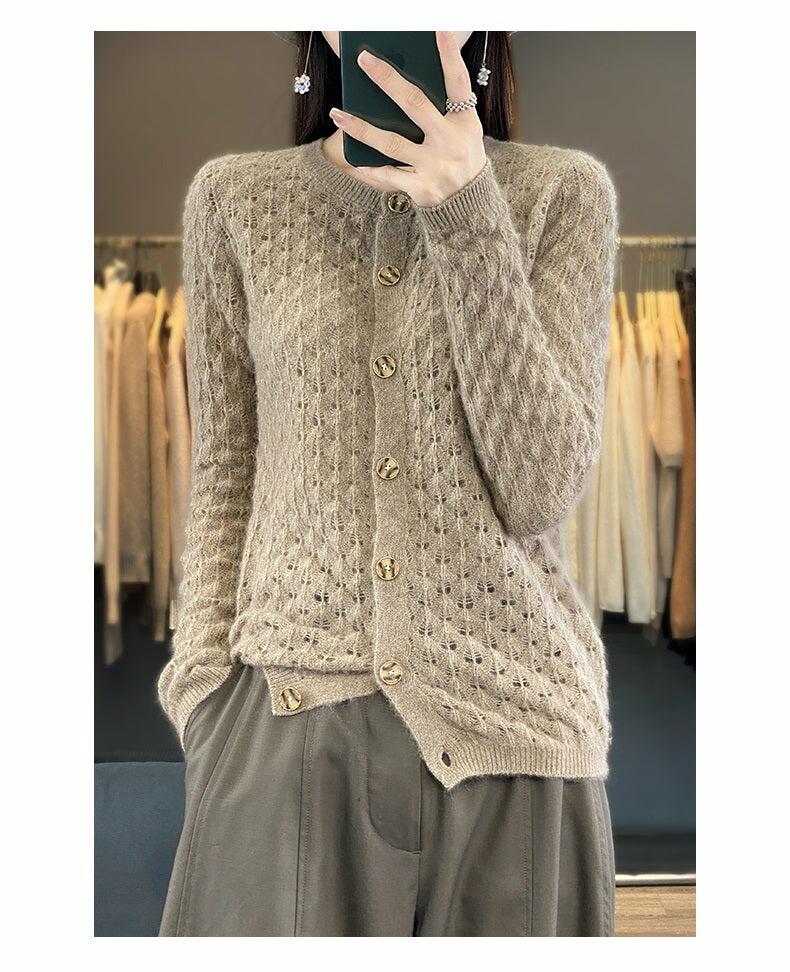100% Merino Wool Women's Jackets/Cardigans