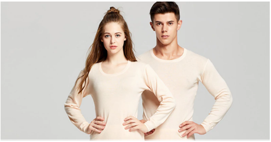 100% Merino Wool Thermal Underwear Sets Top and Long Johns/Long Janes Men Women Family Sets