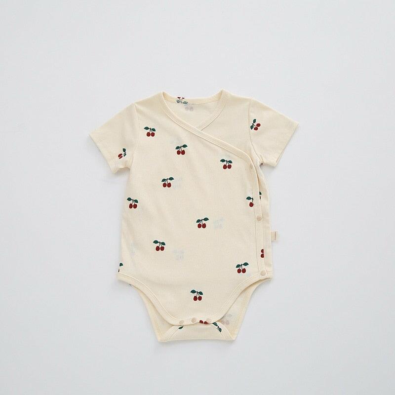 100% Pure Cotton Age 0-24M New-Born Kid Baby Boys Girls Romper Jumpsuit Body Suit Short Sleeve