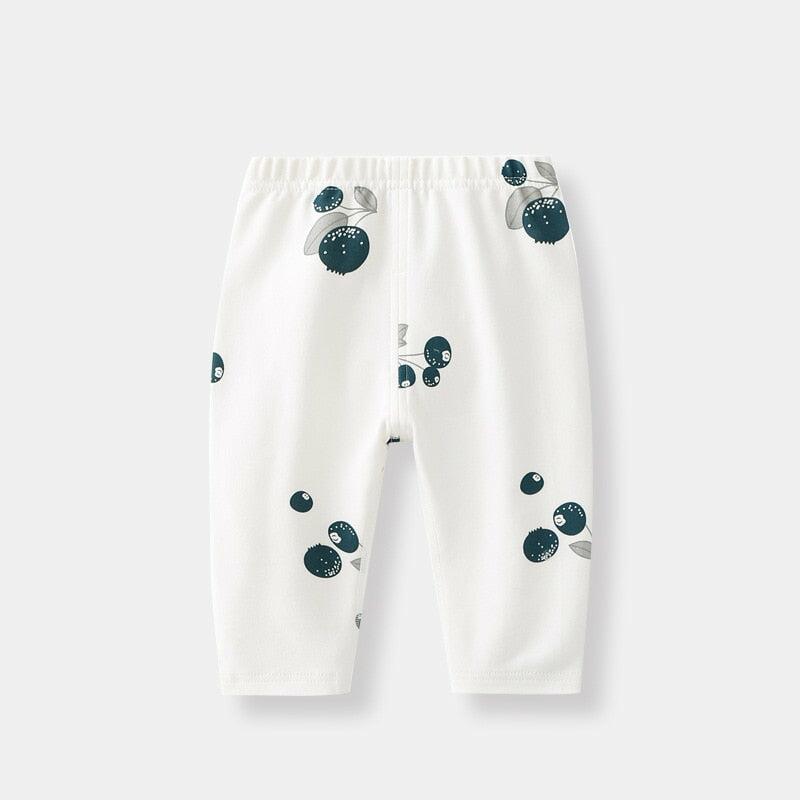 Pure Cotton 0-3T New Born Baby Kid Boys Girls Pant Leggings Trousers Bottoms Trousers