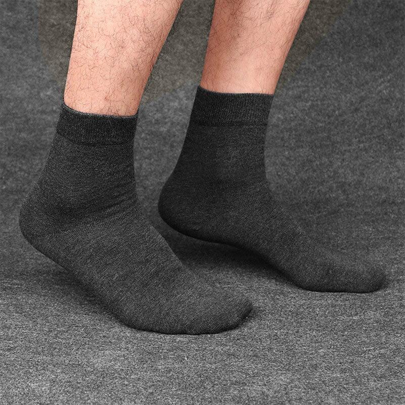 98% Cotton Men's Casual Socks  5 Pairs/Set Plus Size EUR 45-52
