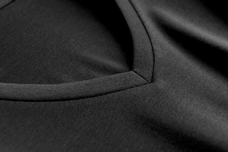 100% Mercerized Cotton T-shirt with Variants V-neck or Crew Neck, T-shirts/Tops