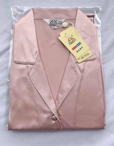 100% Mulberry Silk 16.5 Momme Women's Pyjamas Set Top and Bottom Nightwear Sleepwear