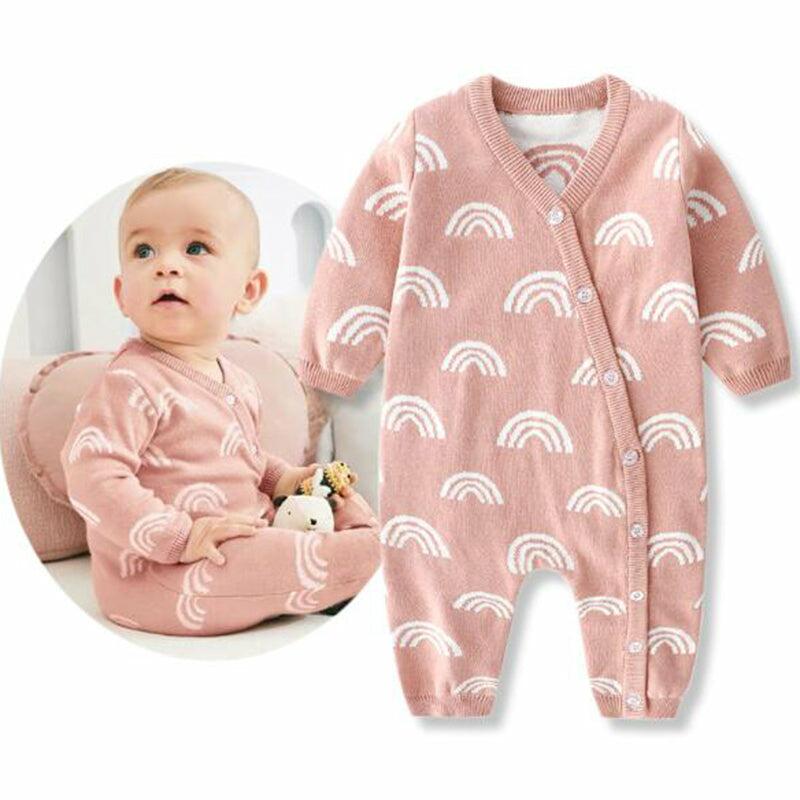 Pure Cotton Baby Knitted Jumpsuit/Romper for Age Range 24-36m