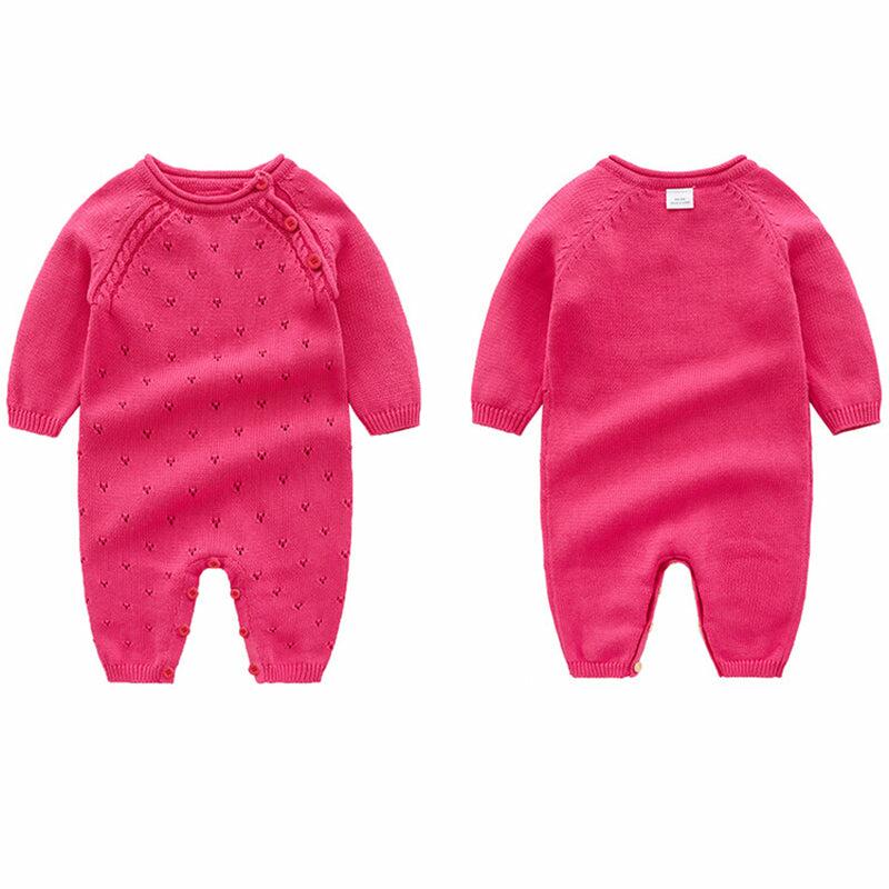 Pure Cotton Baby Knitted Jumpsuit/Romper for Age Range 24-36m