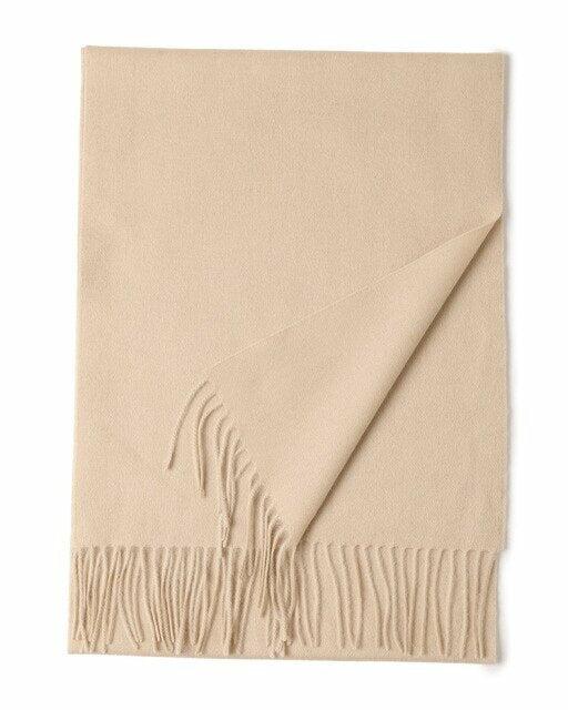 100% Pure Wool Elegant Scarves and Shawls Wrap with Tassel Pashmina Merino Wool