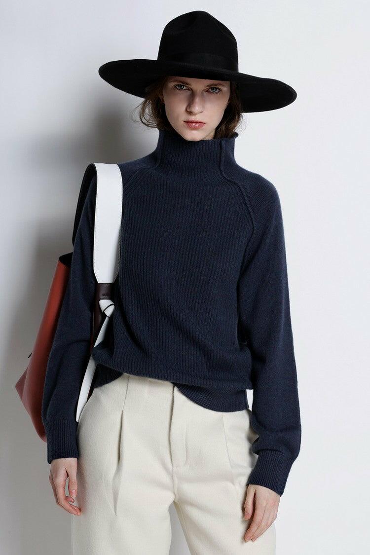 100% Pure Wool Ladies Sweater Pullover Loose
