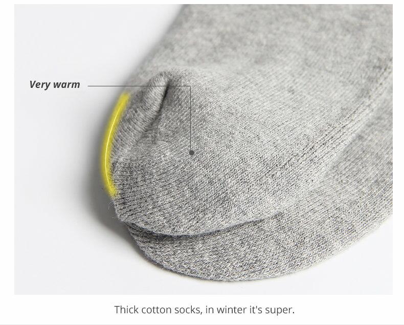 100% Cotton Men Socks Casual 5 Pairs