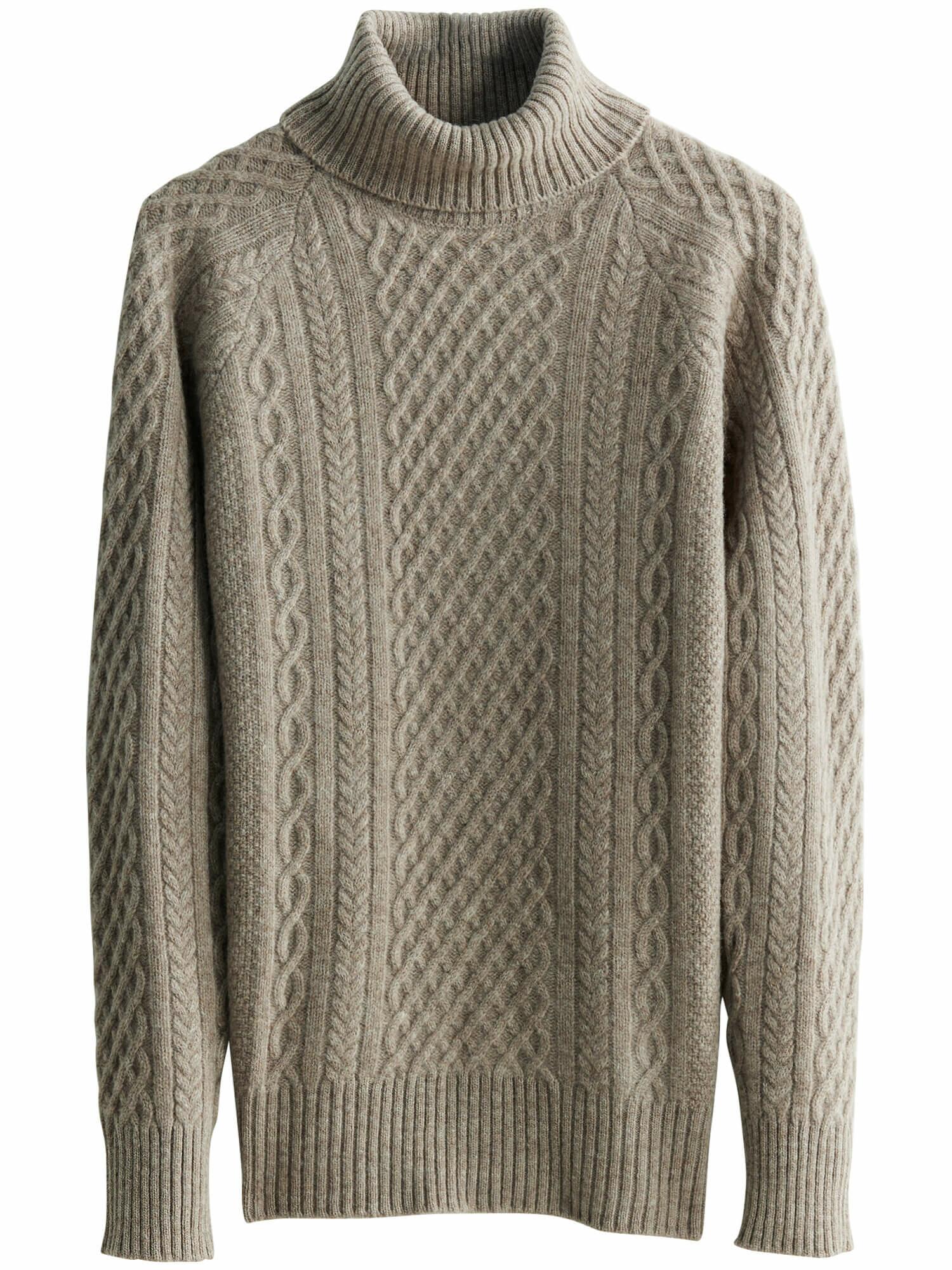 100% Merino Wool Knitted Top Women Turtleneck Sweater Long Sleeve Pullover Jumper