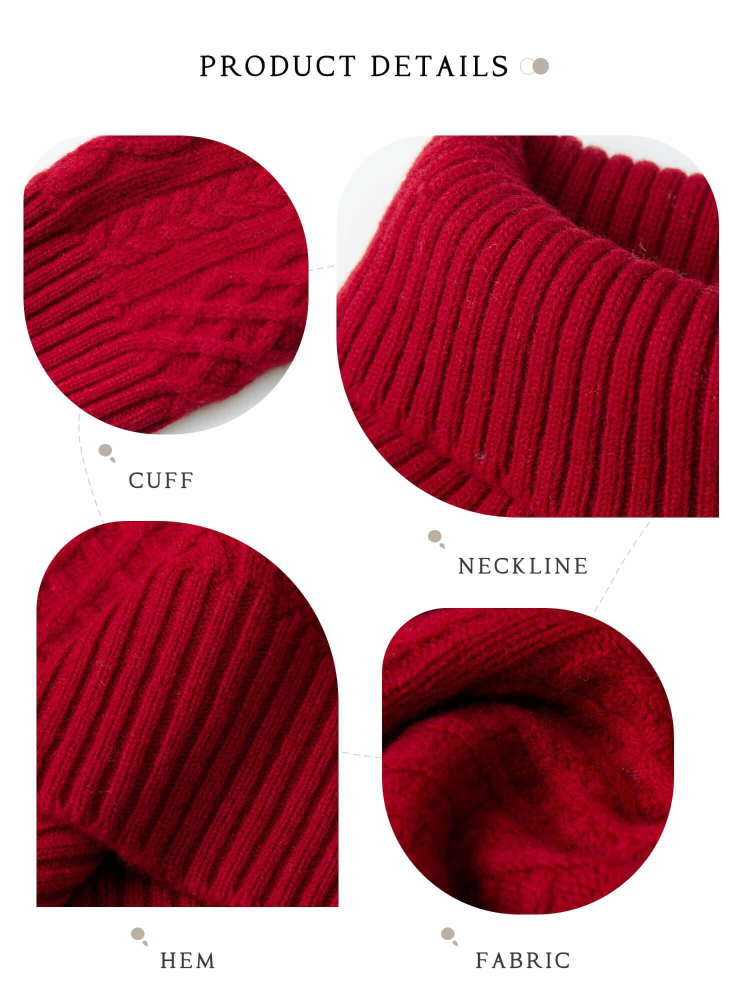 100% Merino Wool Knitted Top Women Turtleneck Sweater Long Sleeve Pullover Jumper
