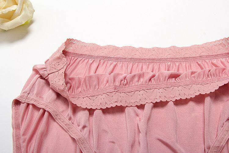 100% Pure Silk Women's Briefs Underwear Panties High Rise