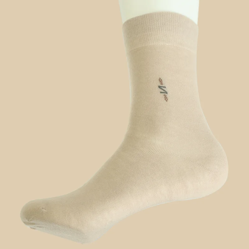 80% Mulberry Silk 20% Cotton Men's Socks,  5 Pairs/Lot