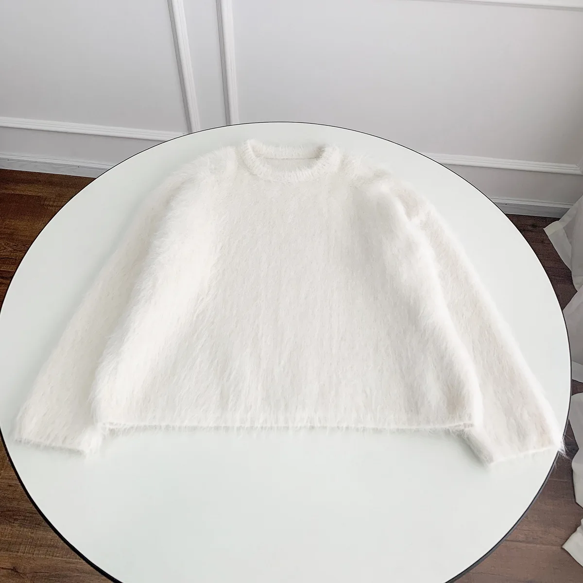 78% Alpaca Wool Women's Sweater, Loose Knit Top