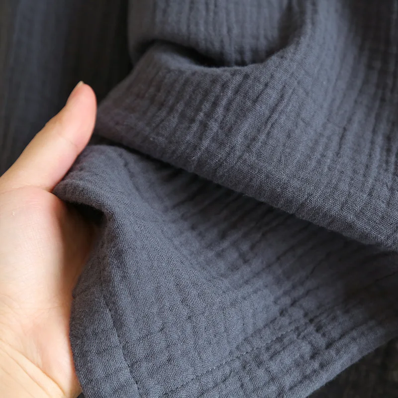 100% Cotton  Double Layer Crepe Gauze Men's Pajama Sets,  Men's Pyjamas, Sleepwear, Loungewear