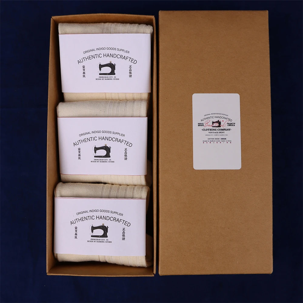 100% Combed Cotton Unisex Socks, Short Ankle Socks, 3 Pairs/Pack