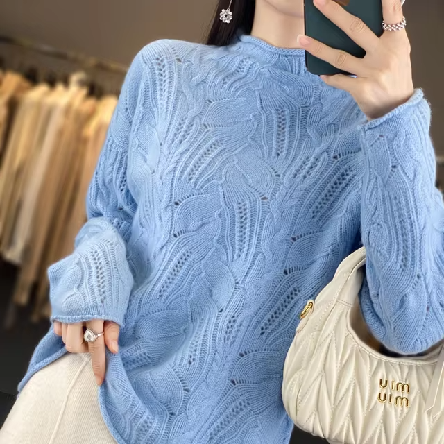 Thin wool sweater womens store