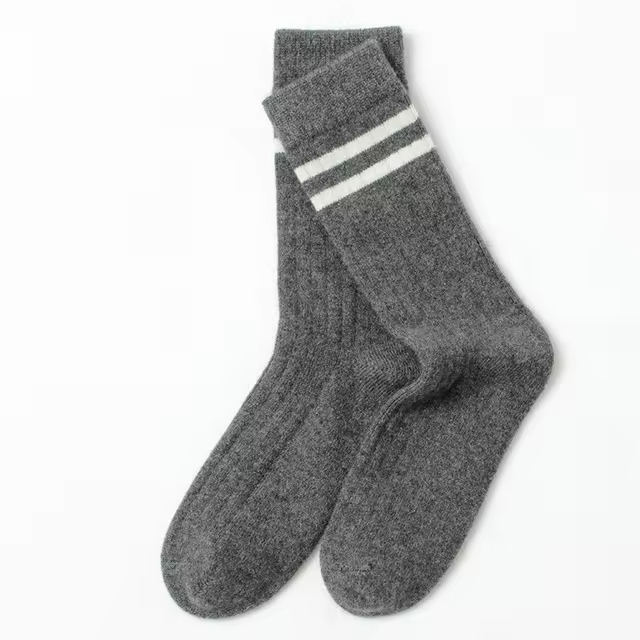 100% Cashmere Wool Unisex Socks for Kids, Women, EU Size S, Hosiery (396)