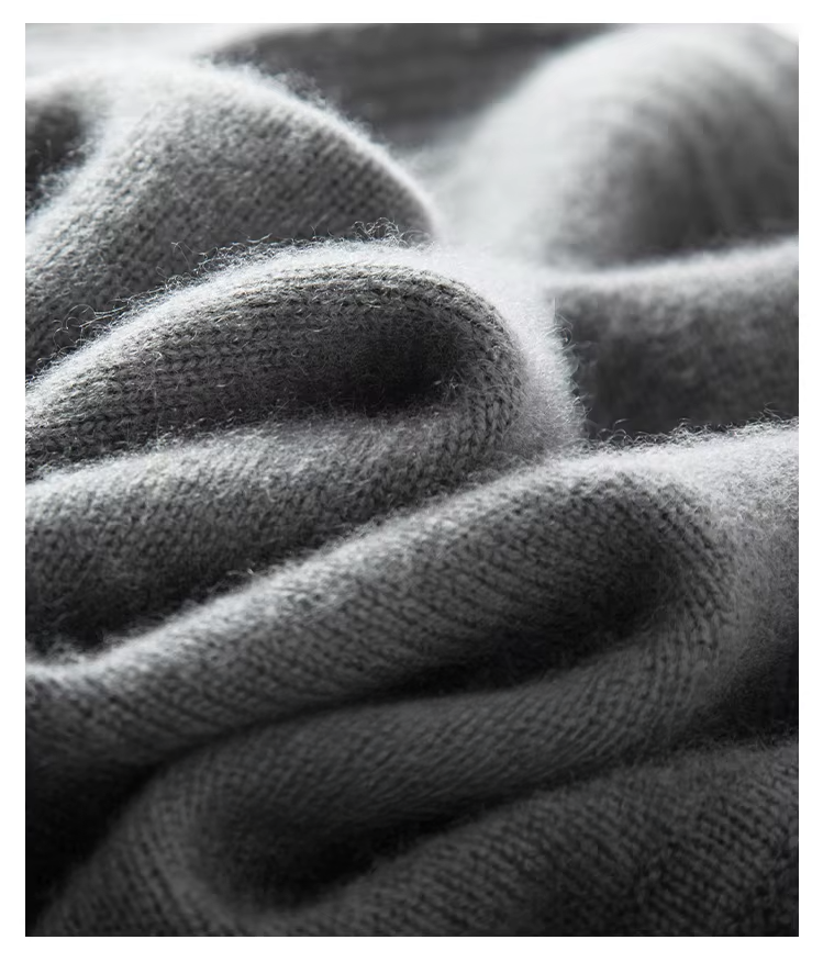 100% Cashmere Wool Women's Hooded Cardigan And Pants Two-Piece Set, Hoodie and Trousers Suit, Knitwear (22ff)