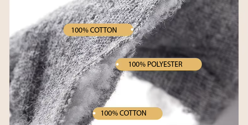 100% Cotton Turtleneck Men's Undershirt, Three Layers Padded Fabric Casual T-shirt, Long Sleeved Top, One Piece Thermal Underwear (63a)
