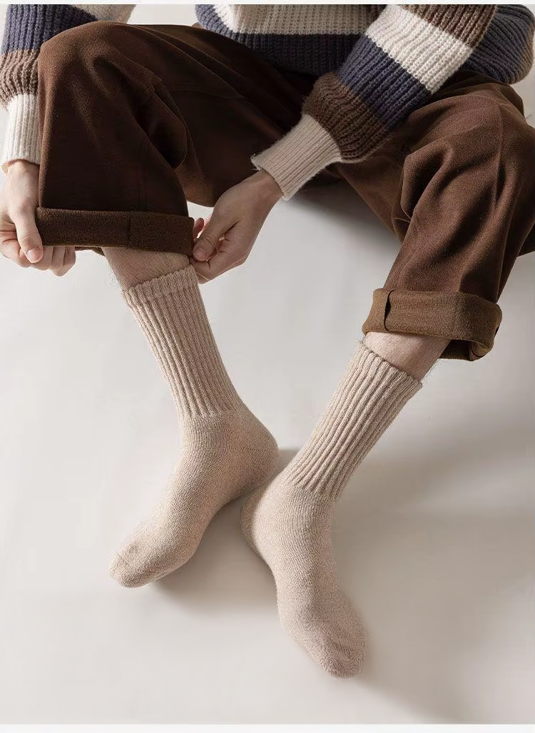 95% Merino Wool Unisex Socks, EUR SIZE 39-44, 3 Pairs of Socks, Hosiery, Knitwear (102)