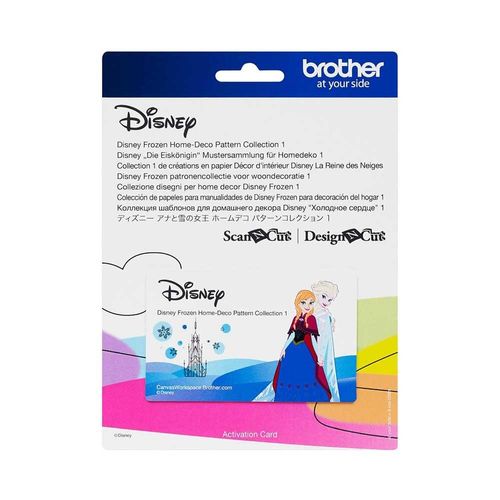 Brother ScanNCut Disney Frozen Home Deco Design Collection CADSNP04 (in packaging)