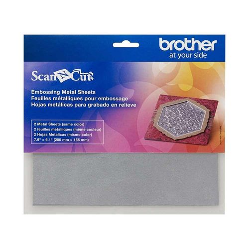 Brother ScanNCut Embossing Silver Metal Sheets