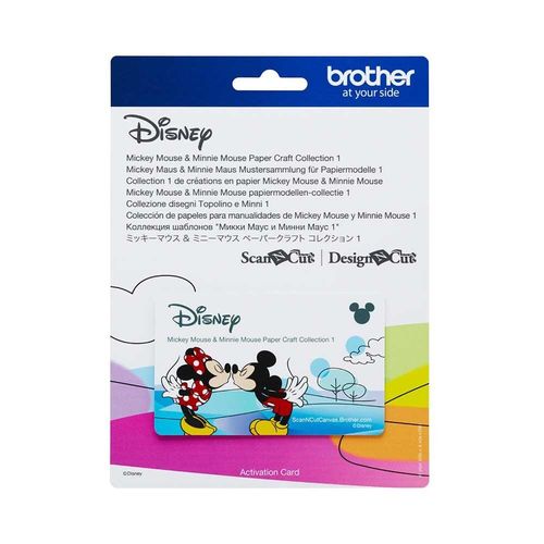 Brother ScanNCut Disney Mickey & Minnie Mouse Paper Craft Collection 1 CADSNP01 (in packaging)