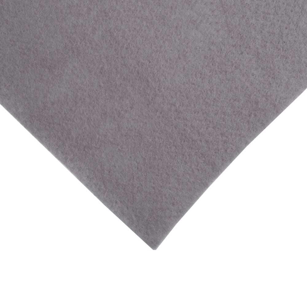 Trimits Felt Wool and Viscose Squares 22 x 22cm Silver Birch Grey
