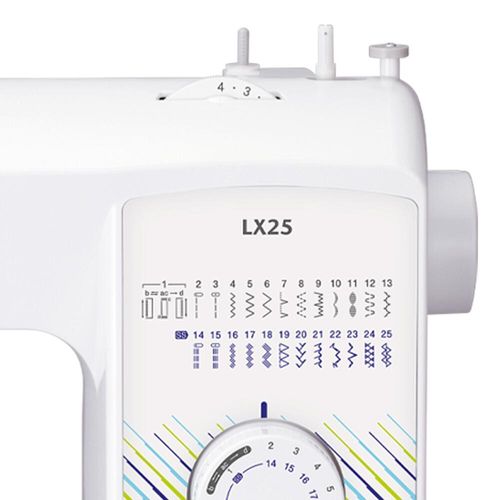 Brother LX25 sewing stitch selection