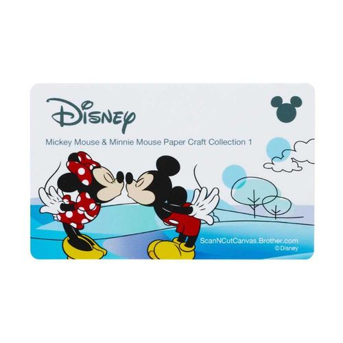 Brother ScanNCut Disney Mickey & Minnie Mouse Paper Craft Collection 1 CADSNP01 (card)