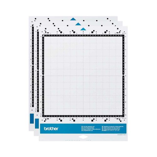 Brother ScanNCut SDX 12"x12" Low Tack Mats Pack of 3 CADXMAT3LOW12