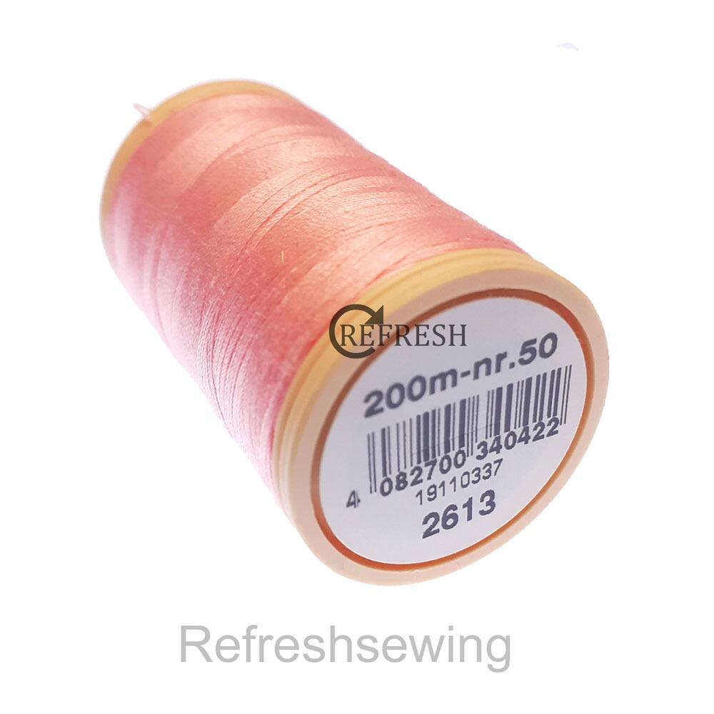 Coats Cotton 100% Pure Mercerised Nr50 200 Metre Spool 2613