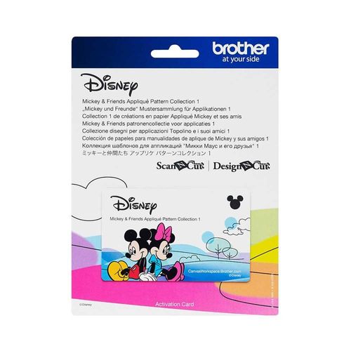 Brother ScanNCut Disney Mickey & Friends Appliqué Design Collection CADSNP03 (in packaging)