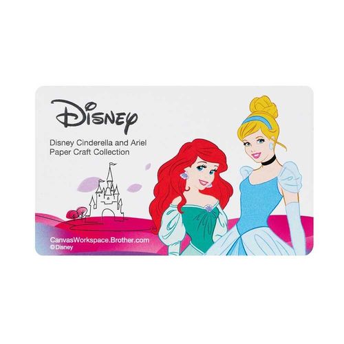 Brother ScanNCut Disney Cinderella & Ariel Paper Design Collection CADSNP07 (card)