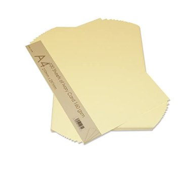 A4 – Ivory Card. 100 pack