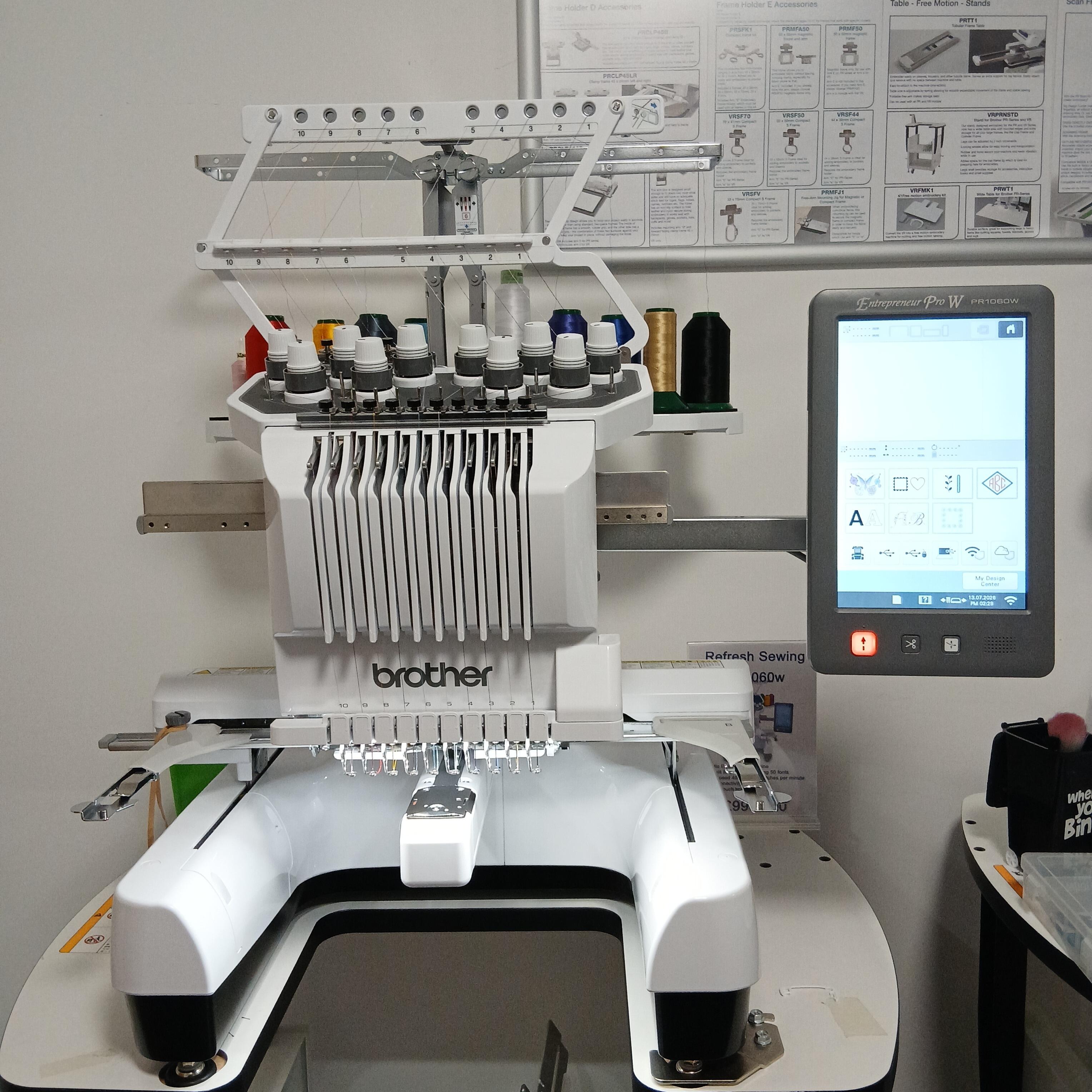 Brother pr1060w embroidery machine
