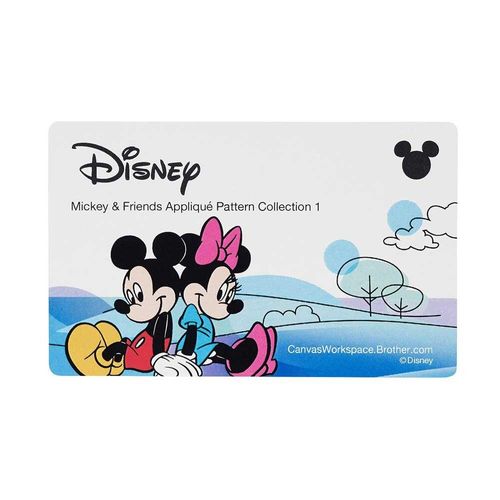 Brother ScanNCut Disney Mickey & Friends Appliqué Design Collection CADSNP03 (card)