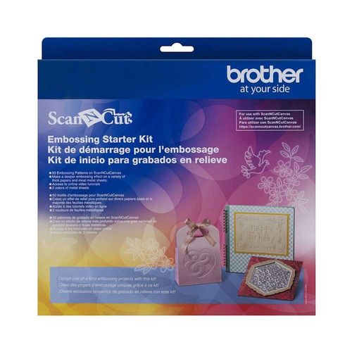 Brother ScanNCut Embossing Starter Kit in retail packaging