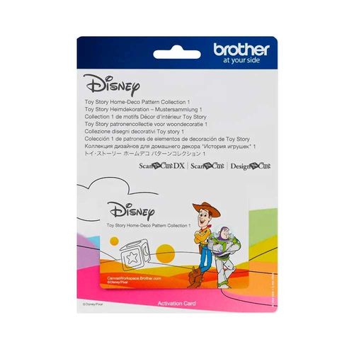 Brother ScanNCut Toy Story Home Deco Design Collection CADSNP05 (in packaging)