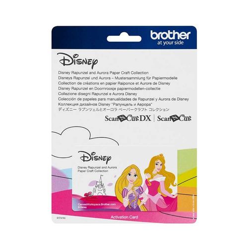 Brother ScanNCut Disney Rapunzel & Aurora Paper Design Collection CADSNP08 (in packaging)