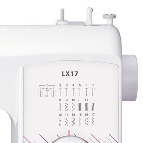 Brother LX17 Sewing Machine Stitch Selection
