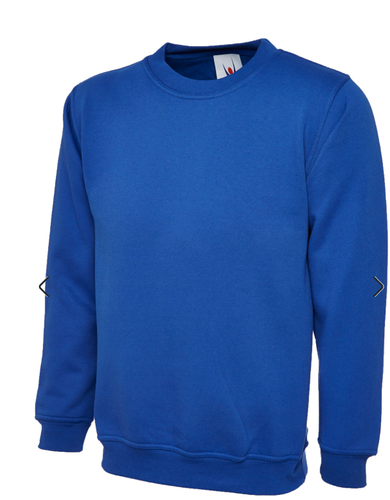 Childrens Classic Sweatshirt UC202 Royal Blue 11-13 years